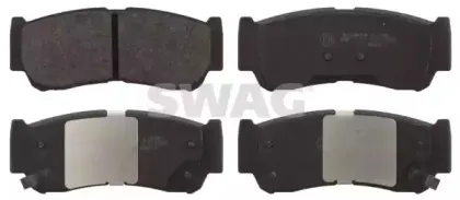 90 91 6668 SWAG Комплект тормозных колодок, дисковый тормоз